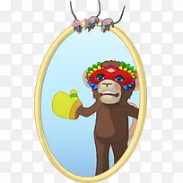 卡通可爱小动物装饰动物头像-空若网 卡通可爱小动物装饰动物头像-空若网