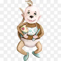 卡通可爱小动物装饰动物头像-空若网 卡通可爱小动物装饰动物头像-空若网