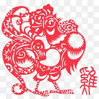 鸡年剪纸-空若网 鸡年剪纸-空若网