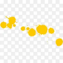 橙色漂浮墨迹-空若网 橙色漂浮墨迹-空若网