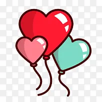 活动装饰爱心气球-空若网 活动装饰爱心气球-空若网