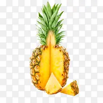 切开来的金菠萝-空若网 切开来的金菠萝-空若网