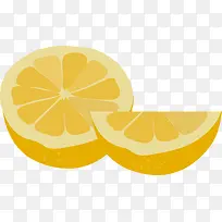 矢量扁平化柠檬png图-空若网 矢量扁平化柠檬png图-空若网