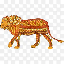 彩色狮子模型-空若网 彩色狮子模型-空若网