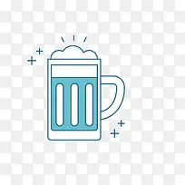 卡通简约美食装饰广告设计啤酒-空若网 卡通简约美食装饰广告设计啤酒-空若网