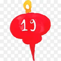 大红灯笼数字19-空若网 大红灯笼数字19-空若网