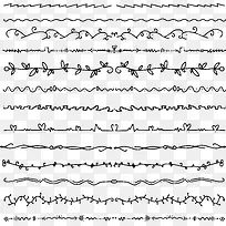 手绘线条边框-空若网 手绘线条边框-空若网