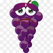 哭泣的葡萄表情素材图-空若网 哭泣的葡萄表情素材图-空若网