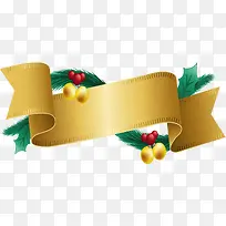 金色的圣诞节横幅-空若网 金色的圣诞节横幅-空若网