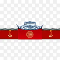 新年红色墙、鞭炮素材-空若网 新年红色墙、鞭炮素材-空若网