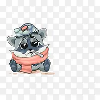 卡通可爱小动物装饰设计动物头像-空若网 卡通可爱小动物装饰设计动物头像-空若网