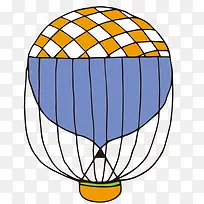 卡通装饰热气球小清新插画-空若网 卡通装饰热气球小清新插画-空若网