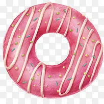 卡通简约美食装饰广告设计甜甜圈-空若网 卡通简约美食装饰广告设计甜甜圈-空若网