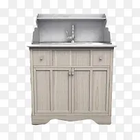 简单白色复古卫浴柜-空若网 简单白色复古卫浴柜-空若网