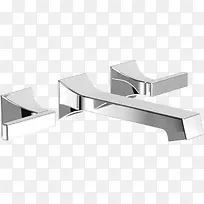 实物分体式不锈钢亮银色面盆龙头-空若网 实物分体式不锈钢亮银色面盆龙头-空若网