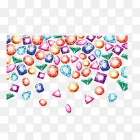 精美彩色宝石花纹-空若网 精美彩色宝石花纹-空若网