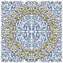 宝石花纹邀请卡矢量-空若网 宝石花纹邀请卡矢量-空若网