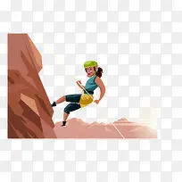 女生攀岩爬山-空若网 女生攀岩爬山-空若网