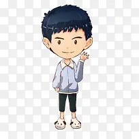 手绘可爱的卡通人物-空若网 手绘可爱的卡通人物-空若网