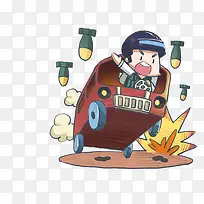 卡通手绘吃鸡游戏人物-空若网 卡通手绘吃鸡游戏人物-空若网