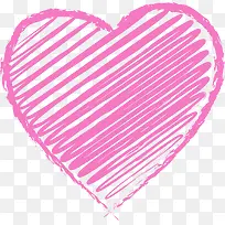 情人节粉色水彩爱心-空若网 情人节粉色水彩爱心-空若网
