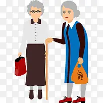 卡通弱势群体人物插画-空若网 卡通弱势群体人物插画-空若网