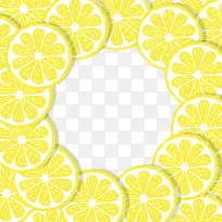 橙黄色美味的水果柠檬片卡通-空若网 橙黄色美味的水果柠檬片卡通-空若网