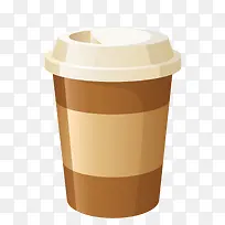 手绘卡通吸管咖啡杯-空若网 手绘卡通吸管咖啡杯-空若网