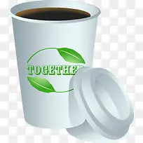 白色咖啡杯子设计素材图-空若网 白色咖啡杯子设计素材图-空若网