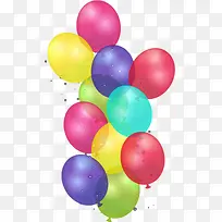 儿童节大串美丽气球-空若网 儿童节大串美丽气球-空若网