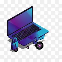 科技感商务风电脑-空若网 科技感商务风电脑-空若网