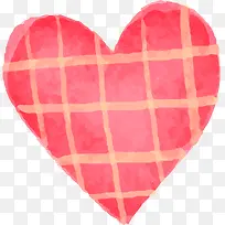 情人节红色水彩爱心-空若网 情人节红色水彩爱心-空若网