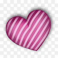 情人节紫色条纹爱心-空若网 情人节紫色条纹爱心-空若网