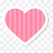 情人节粉色爱心贴纸-空若网 情人节粉色爱心贴纸-空若网