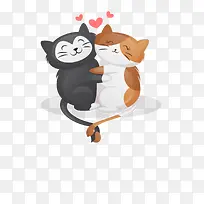 爱情主题卡通可爱小动物装饰设计-空若网 爱情主题卡通可爱小动物装饰设计-空若网