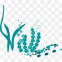 海洋植物绿色海草-空若网 海洋植物绿色海草-空若网