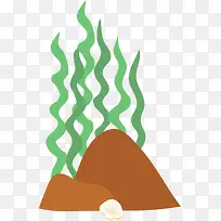 世界海洋日海底海草-空若网 世界海洋日海底海草-空若网