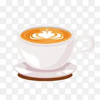 白黄色卡通杯装咖啡-空若网 白黄色卡通杯装咖啡-空若网