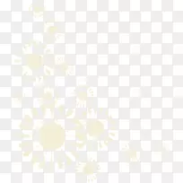 花白色花型黄色装饰-空若网 花白色花型黄色装饰-空若网