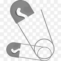 矢量手绘回形针高清素材-空若网 矢量手绘回形针高清素材-空若网