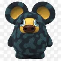 深蓝色卡通人物猪鼻子-空若网 深蓝色卡通人物猪鼻子-空若网