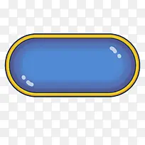 蓝色卡通标题框按钮-空若网 蓝色卡通标题框按钮-空若网