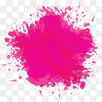 枚红色水彩泼墨效果-空若网 枚红色水彩泼墨效果-空若网