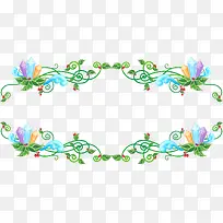 文艺风绿色藤蔓边框-空若网 文艺风绿色藤蔓边框-空若网