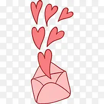 爱心信封简笔画矢量图-空若网 爱心信封简笔画矢量图-空若网