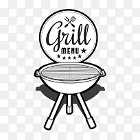 烧烤炉插画图片-空若网 烧烤炉插画图片-空若网