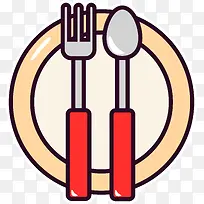 卡通西餐餐具-空若网 卡通西餐餐具-空若网