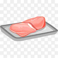 卡通手绘蔬菜肉类装饰海报设计-空若网 卡通手绘蔬菜肉类装饰海报设计-空若网