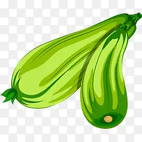 卡通手绘蔬菜装饰海报设计瓜-空若网 卡通手绘蔬菜装饰海报设计瓜-空若网