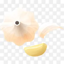 卡通手绘蔬菜装饰海报设计大蒜-空若网 卡通手绘蔬菜装饰海报设计大蒜-空若网